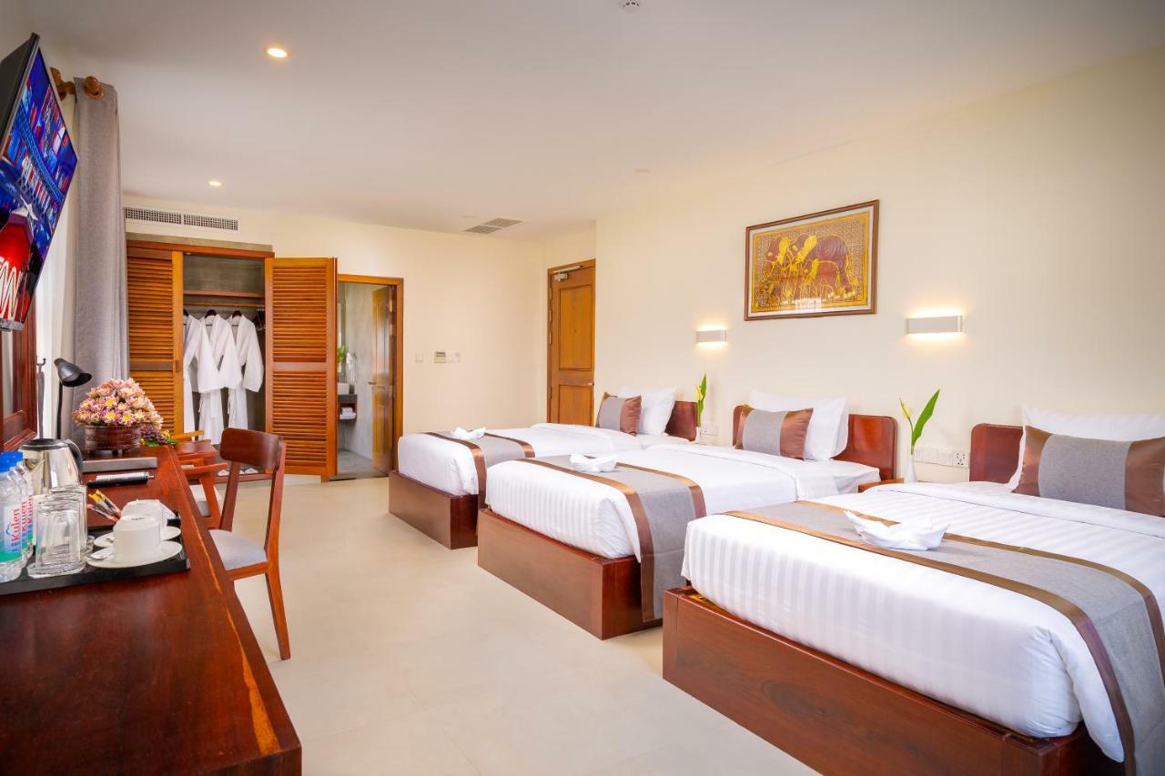 Mony Reach Angkor Hotel Sziemreap Kültér fotó